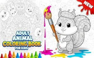 Play Adult Animal Coloring Book for Kids