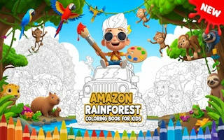 Play Amazon Rainforest Coloring Book for Kids