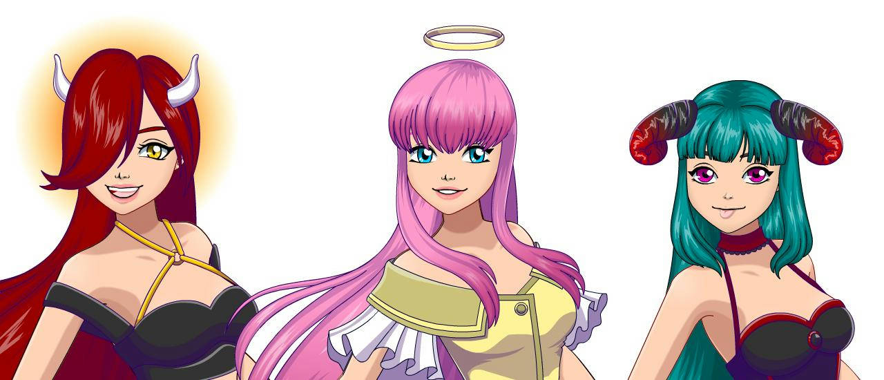 Play Angel or Demon Avatar Dress Up Game