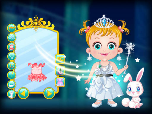 Play Baby Hazel Ice Princess Dressup