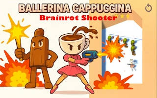 Play Ballerina Cappuccina Brainrot Shooter