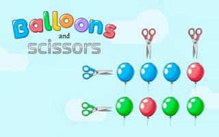 Play Balloons and scissors