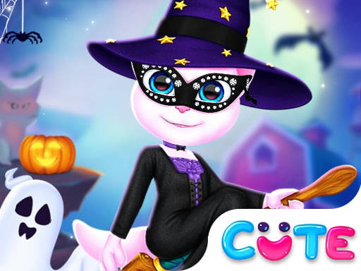 Play Cat Girl Halloween Preparation