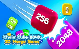 Play Chain Cube 2048 3D Merge Game