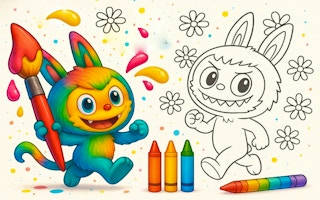 Play Chibi Labubu Coloring Book for Kids