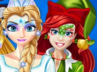 Play Christmas Face Painting