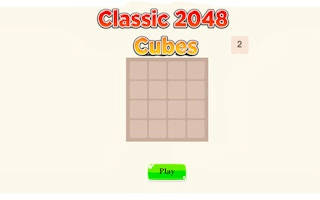 Play Classic 2048 - Cubes