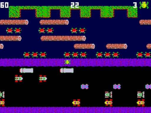 Play Clumpsy Frogger 2D