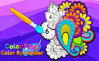 Play Color Fan Color By Number