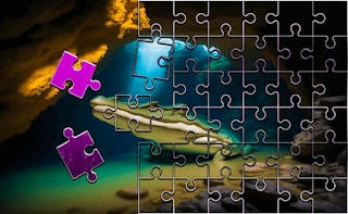 Play Crocodile Jigsaw Perfect Slide Puzzle