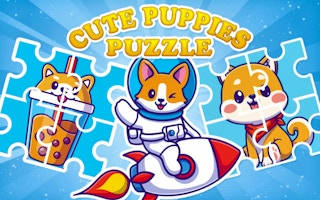 Play Cute Puppies Puzzle