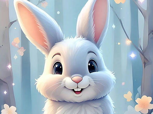 Play Easter Bunny Coloring Book