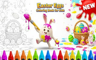 Play Easter Eggs Coloring Book for Kids