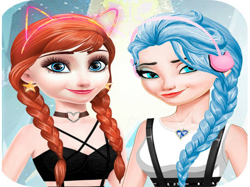 Play elsa and anna Dress Up Makeup