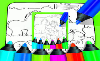 Play Farm Animals Coloring For Kids