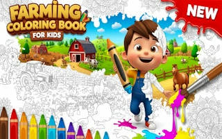 Play Farming Coloring Book for Kids