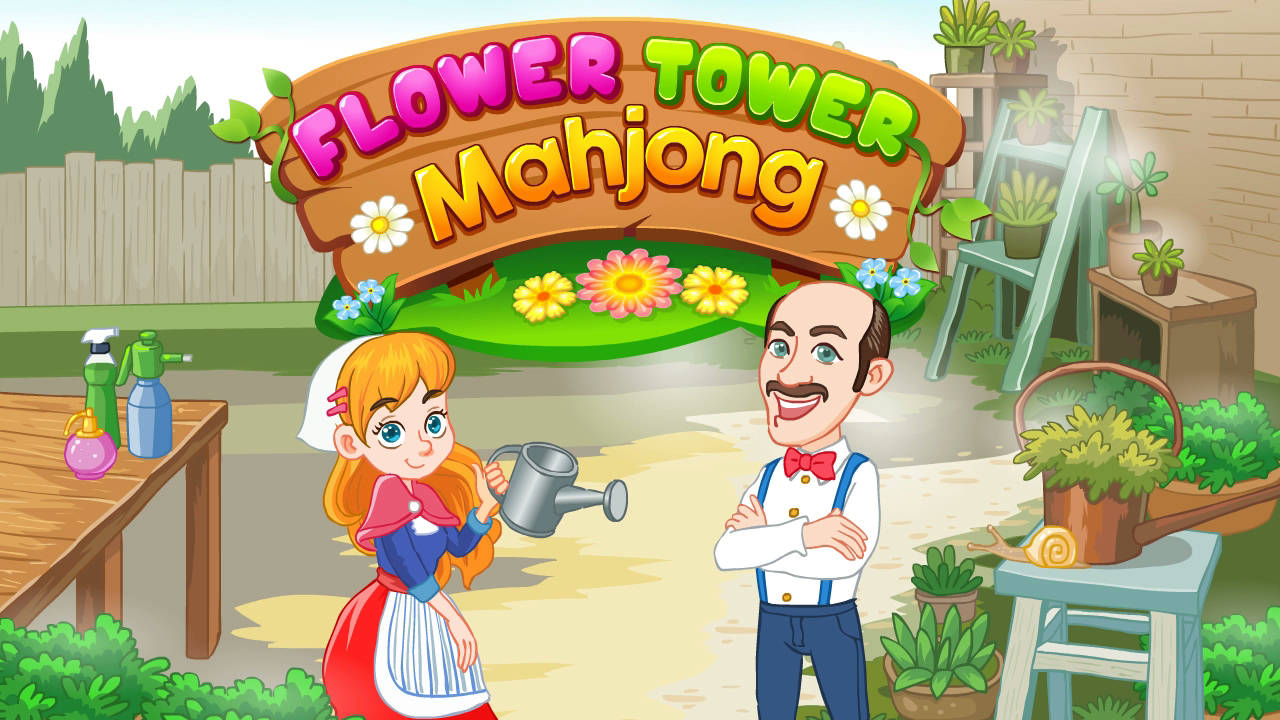 Play Flower Tower Mahjong