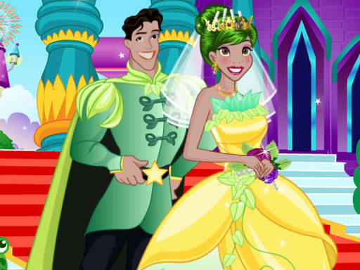 Play Frog Princess Wedding Dress up