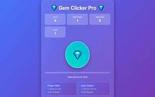 Play Gem Clicker Pro