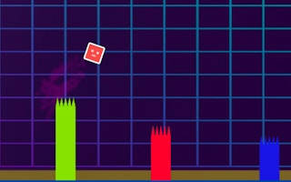 Play Geometry Dash Neon Rush