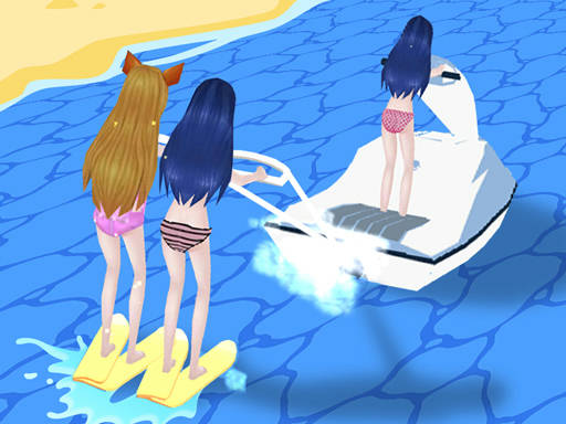 Play Girl Surfer 3D