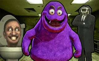 Play Grimace Shake - Escape Skibidi and Cameraman