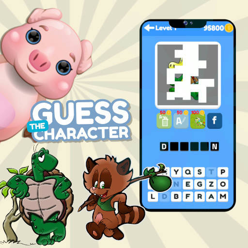 Play Guess the Character Word Puzzle Game