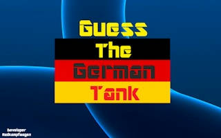 Play Guess the German Tank
