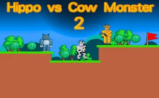 Play Hippo vs Cow Monster 2