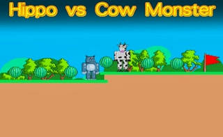 Play Hippo vs Cow Monster