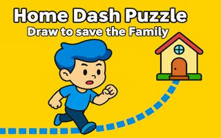 Play Home Dash Puzzle Draw to Save the Family