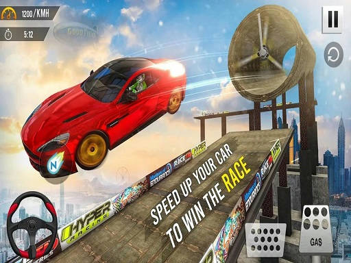 Play Impossible City Car Stunt : Car Racing 2020