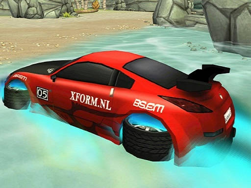 Play Incredible Water Surfing : Car Racing Game 3D