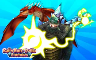 Play Kaiju Run Dzilla Enemies