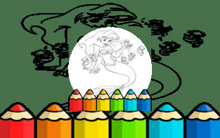 Play Kid Mermaids Coloring