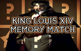 Play King Louis XIV Memory Match