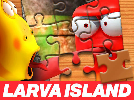 Play larva island Jigsaw Puzzle