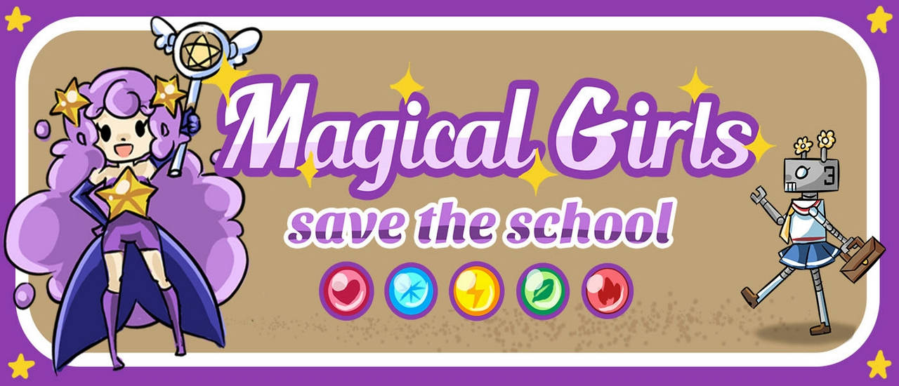 Play Magical girl Save the school