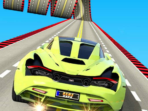 Play Mega Ramp Car Stunts Crazy Car