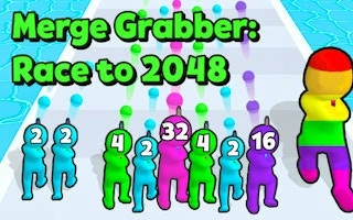 Play Merge Grabber Race to 2048