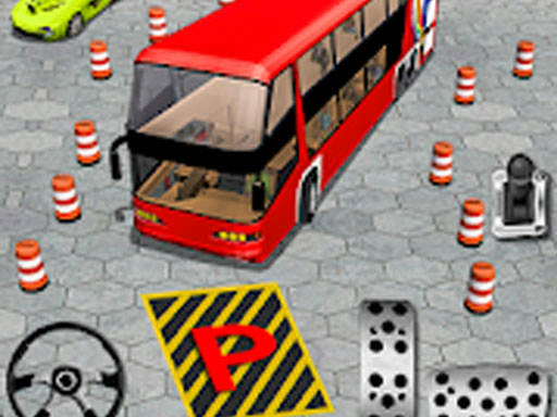 Play Modern Bus Parking - Bus