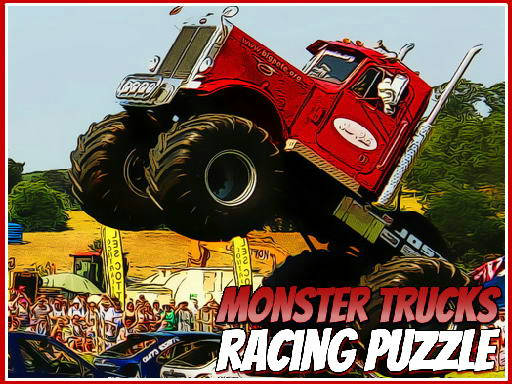 Play Monster Trucks Racing Puzzle