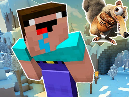 Play Noob Parkour : Snow Age