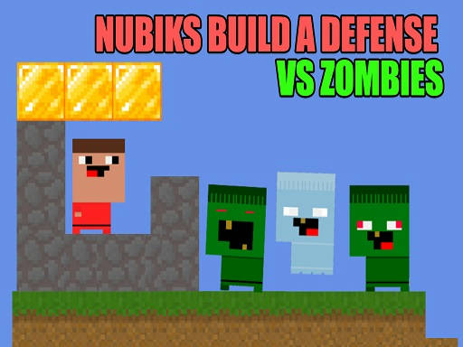 Play Nubiks build a defense vs zombies