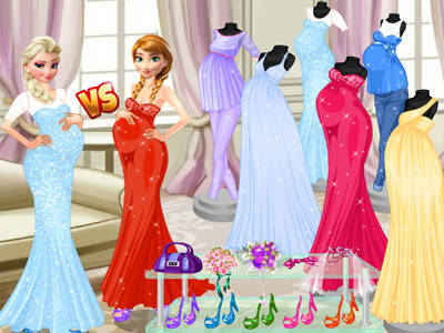 Play Pregnant Princesses Fashion Dressing Roo