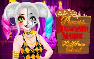 Play Princess Halloween Makeup HalfFaces Tutorial