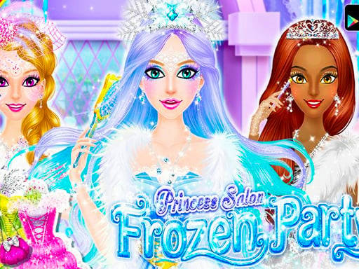 Play Princess Salon: Frozen Party Princess