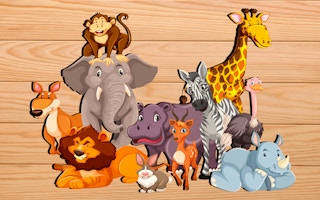 Play Puzzles for kids with animals sounds