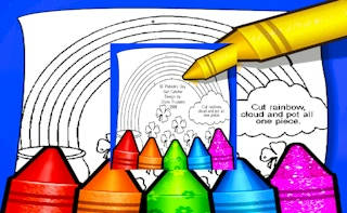 Play Rainbow With Pot Of Gold Coloring Pages