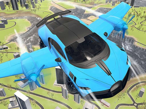 Play Real Sports Flying Car 3d